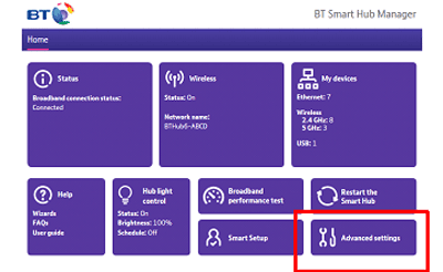 Changing the admin password on the BT Smart Hub