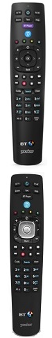 BT TV remote control